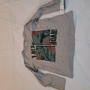 💥Oshkosh B'gosh Boys Size 7 Gray Long Sleeve Shirt Top